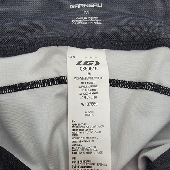 Gray Louis Garneau Women's Neo Power Art Motion 7 Cycling Short Stretchy Size M. - Picture 5 of 8